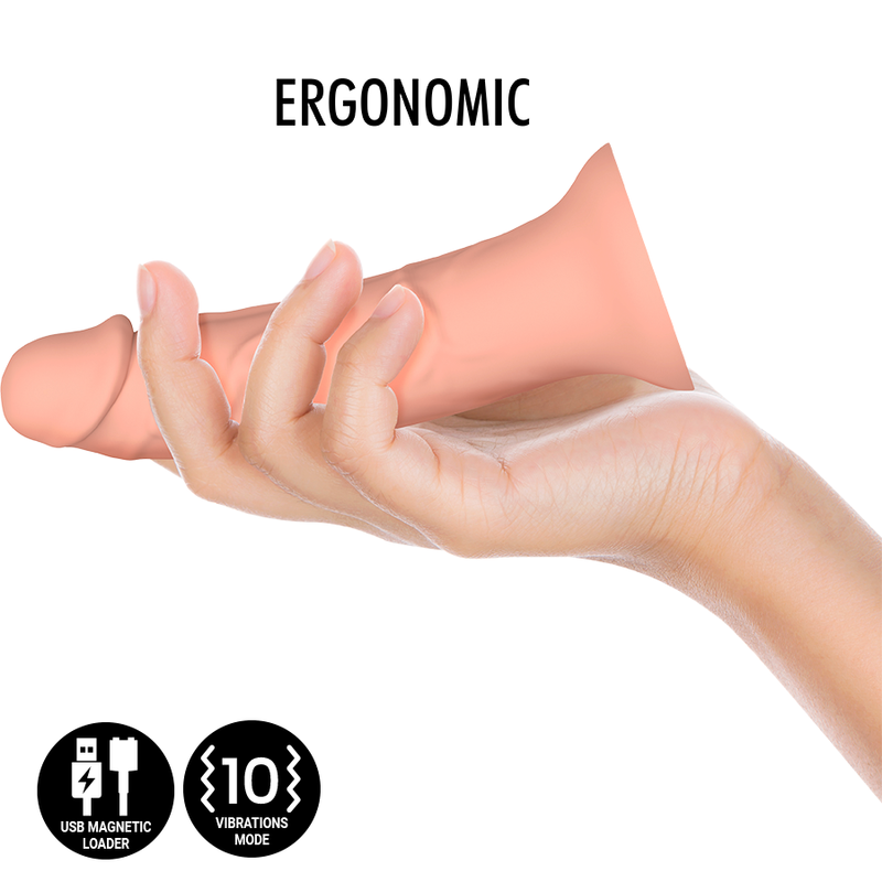 MYTHOLOGY - ASHER ORIGINAL DILDO S - VIBRATOR KOMPATIBEL MED WATCHME TRÅDLØS TEKNOLOGI