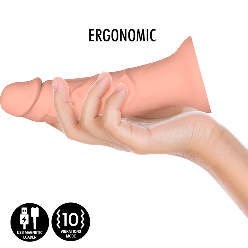 MYTHOLOGY - ASHER ORIGINAL DILDO M - VIBRATOR KOMPATIBEL MED WATCHME TRÅDLØS TEKNOLOGI
