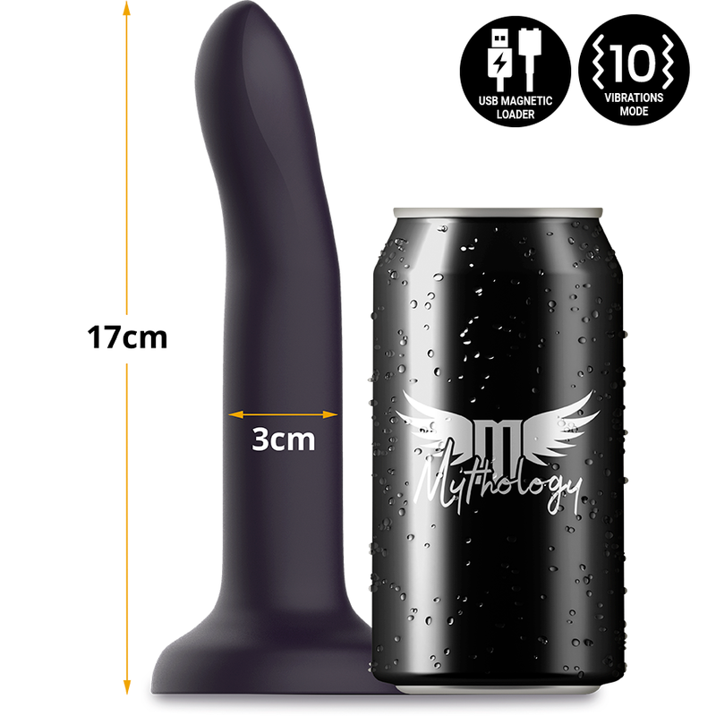 MYTHOLOGY - DUMAN MYSTIC DILDO M - VIBRATOR KOMPATIBEL MED WATCHME TRÅDLØS TEKNOLOGI