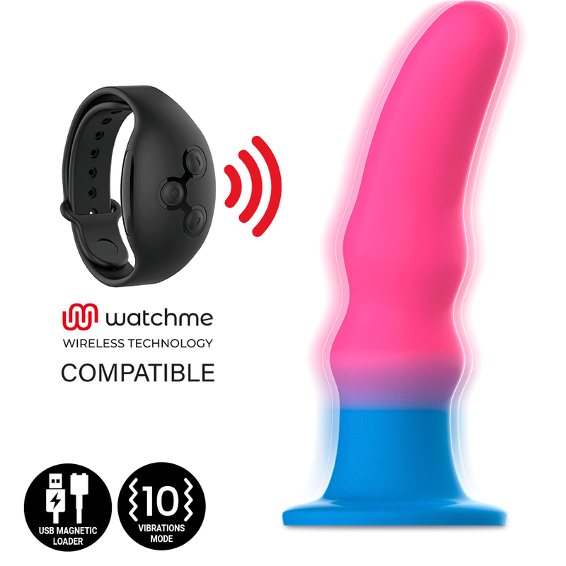 MYTOLOGI - KUNO UTOPIA DILDO S - VIBRATOR WATCHME TRÅDLØS TEKNOLOGI KOMPATIBEL