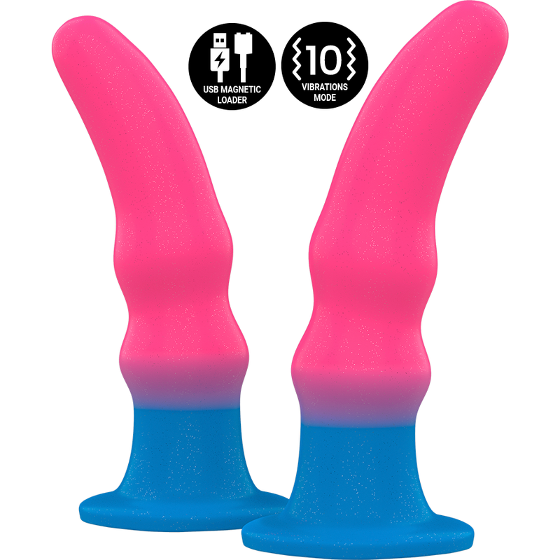 MYTHOLOGY - KUNO UTOPIA DILDO M - VIBRATOR KOMPATIBEL MED WATCHME TRÅDLØS TEKNOLOGI