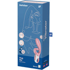 SATISFYER - HUG ME KANINVIBRATOR APP PINK