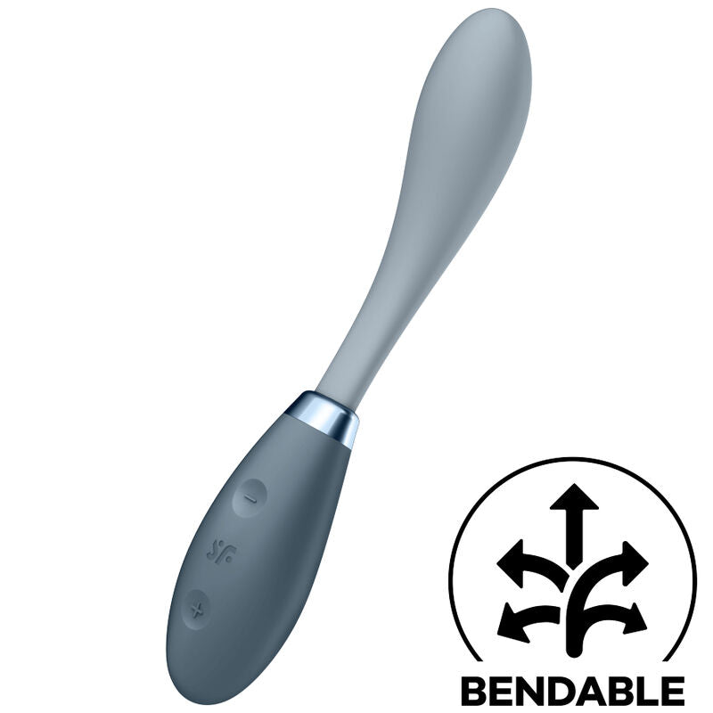 SATISFYER - G-SPOT FLEX 3 MULTIVIBRATOR GRÅ