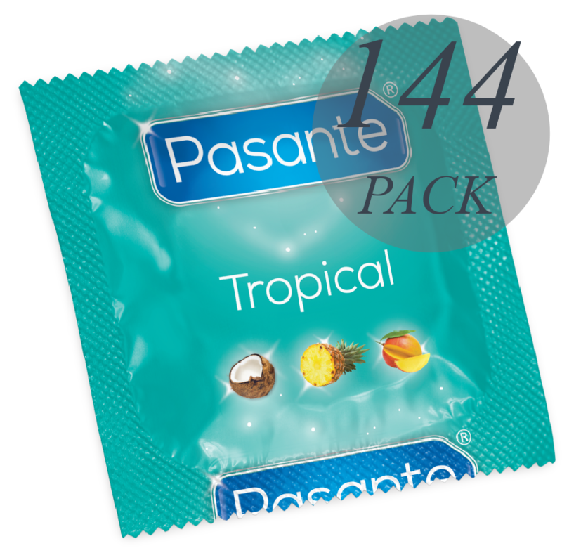 PASANTE - KONDOMER TROPISK BAG 144 ENHEDER