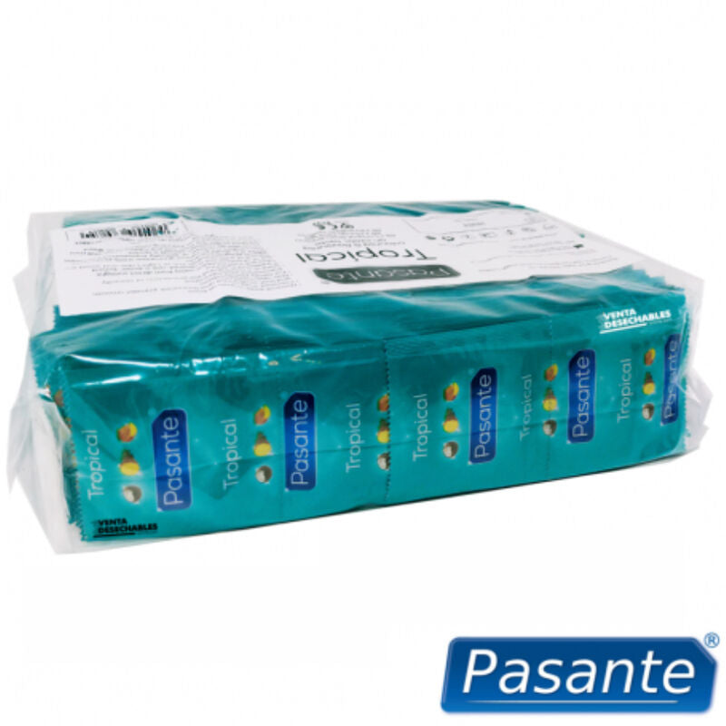 PASANTE - KONDOMER TROPISK BAG 144 ENHEDER