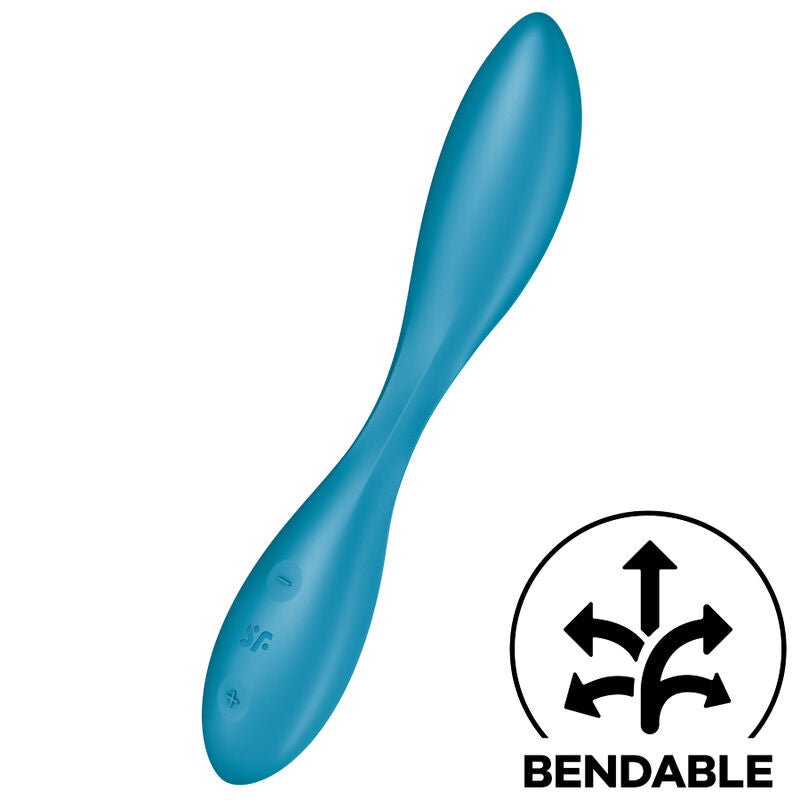SATISFYER - G-SPOT FLEX 1 MULTIVIBRATOR BLÅ