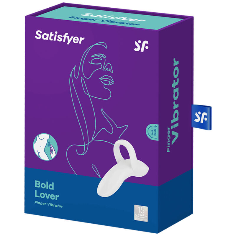 SATISFYER - BOLD LOVER FINGERVIBRATOR HVID