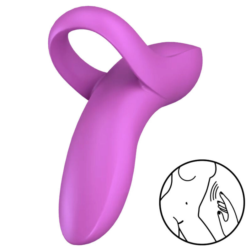 SATISFYER - BOLD LOVER FINGERVIBRATOR PINK