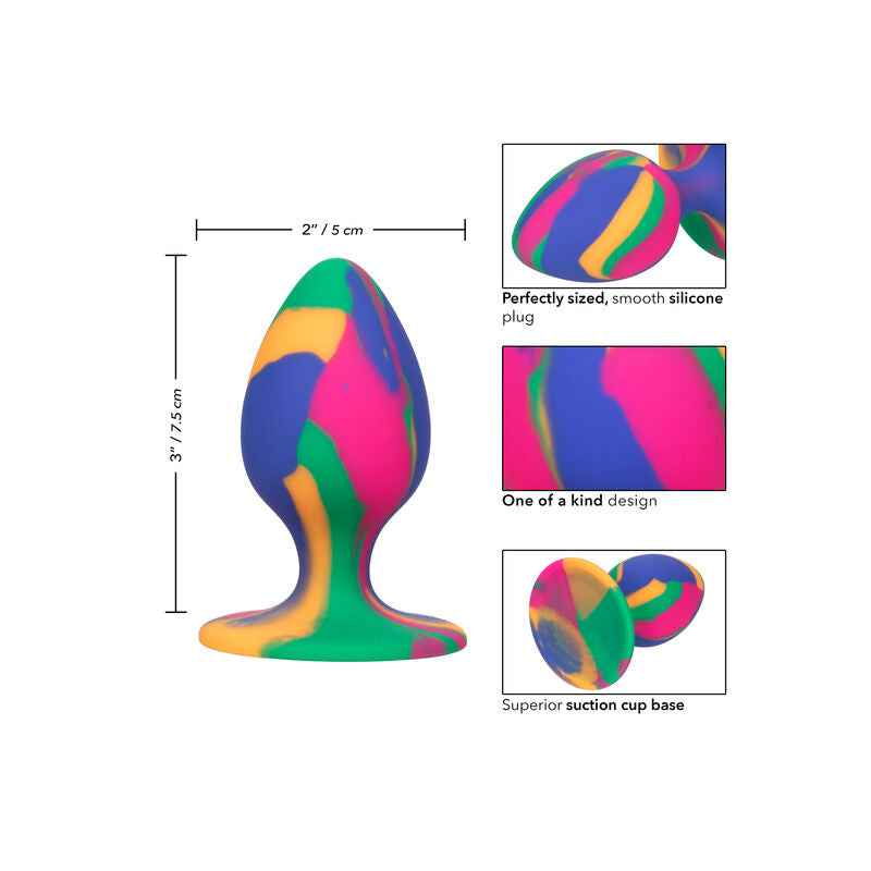 CALEXOTICS - FRÆK MEDIUM TIE-DYE ANALPLUG