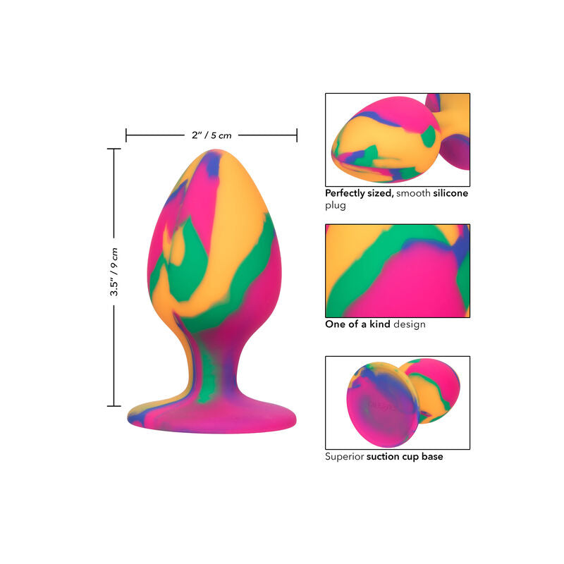 CALEXOTICS - FRÆK STOR TIE-DYE ANALPLUG