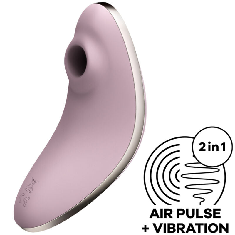 SATISFYER - VULVA LOVER 1 LUFTPULS STIMULATOR & VIBRATOR VIOLET