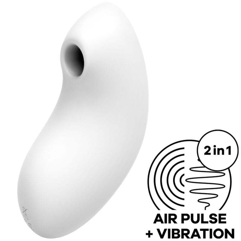 SATISFYER - VULVA LOVER 2 LUFTPULS STIMULATOR & VIBRATOR HVID