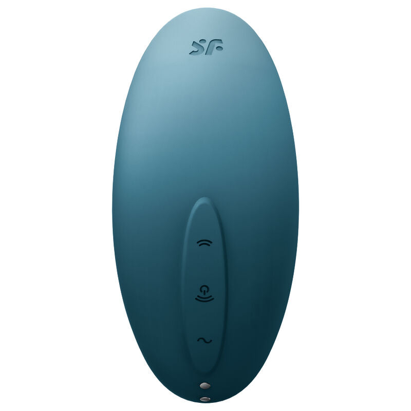 SATISFYER - VULVA LOVER 2 LUFTPULS STIMULATOR & VIBRATOR BLÅ