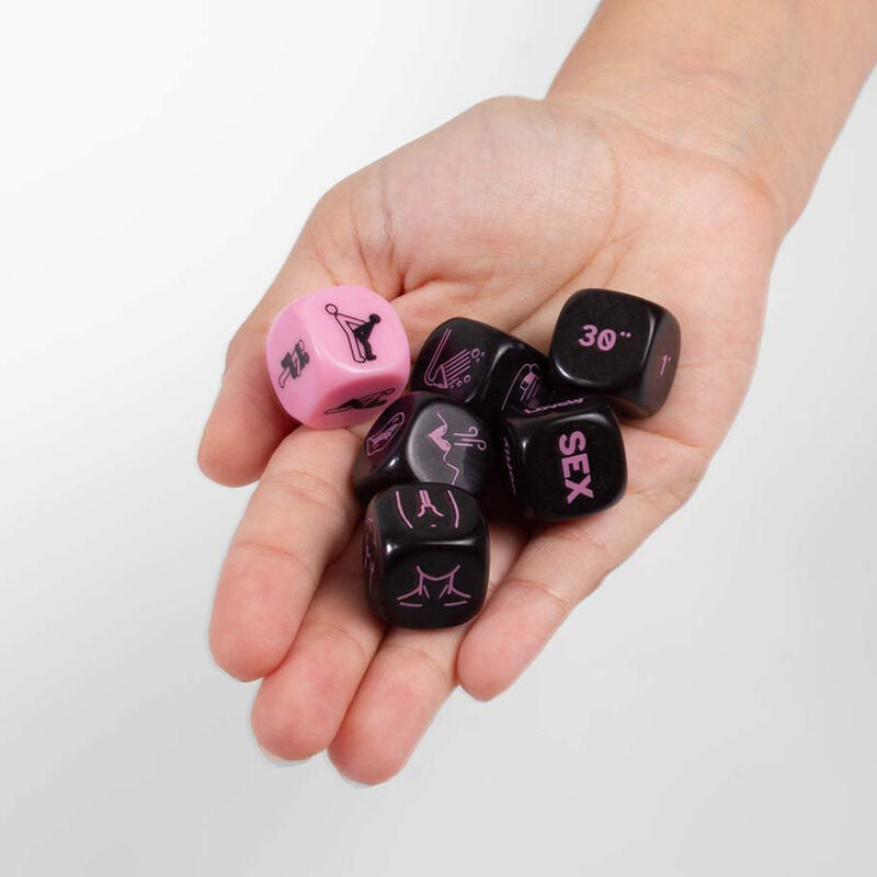 HEMMELIGT SPIL - TERNINGER, SPIL, SEX JUEGO DE DADOS (ES/EN/DE/FR/NL/PT/IT)