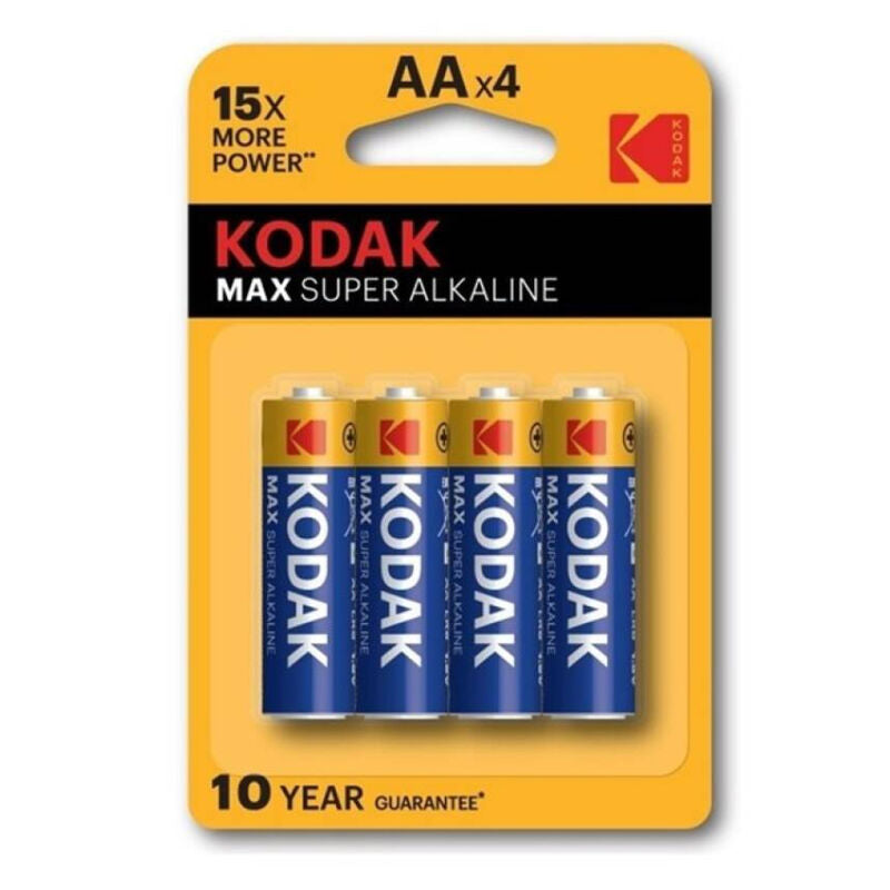 KODAK - MAX ALKALINE BATTERIER AA LR6 BLISTER * 4