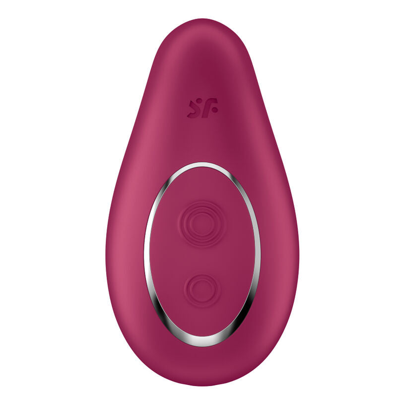 SATISFYER - DIPPING DELIGHT LAY-ON VIBRATOR RØD