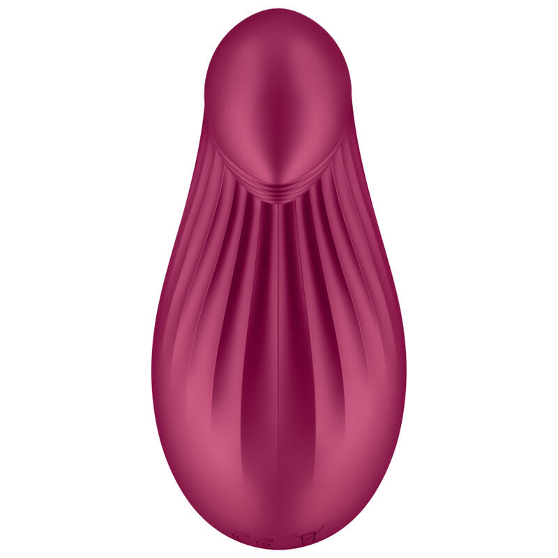 SATISFYER - DIPPING DELIGHT LAY-ON VIBRATOR RØD