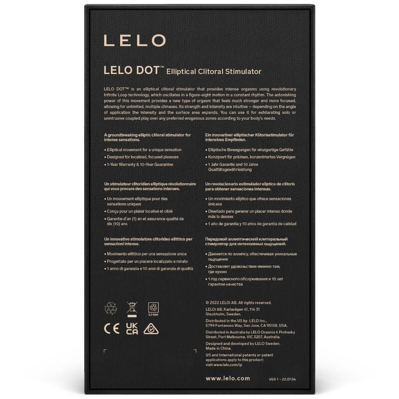 LELO - DOT KLITORIS STIMULATOR - AQUA GRØN