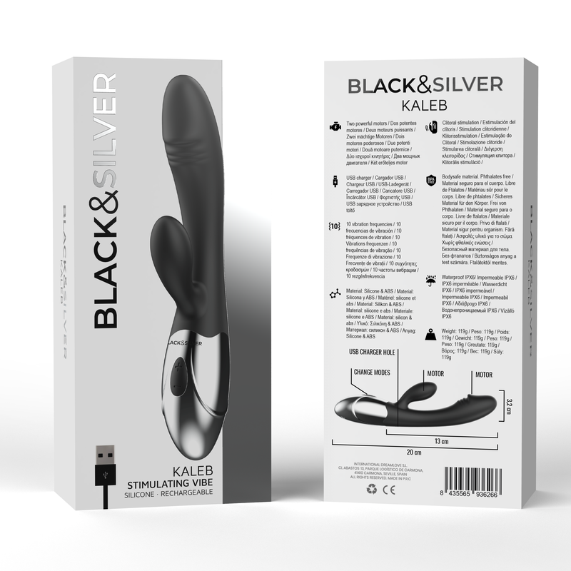 BLACK&SILVER - KALEB STIMULERENDE VIBE