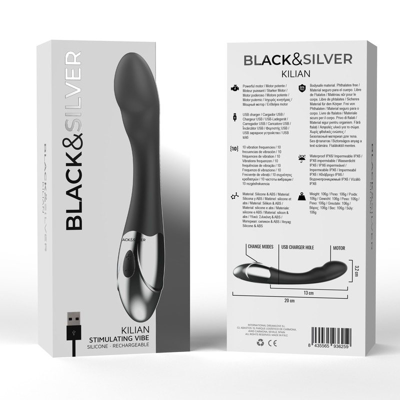 BLACK&SILVER - KILIAN STIMULERENDE VIBE