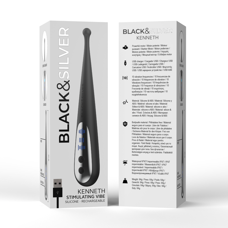 BLACK&SILVER - KENNETH STIMULERENDE VIBE