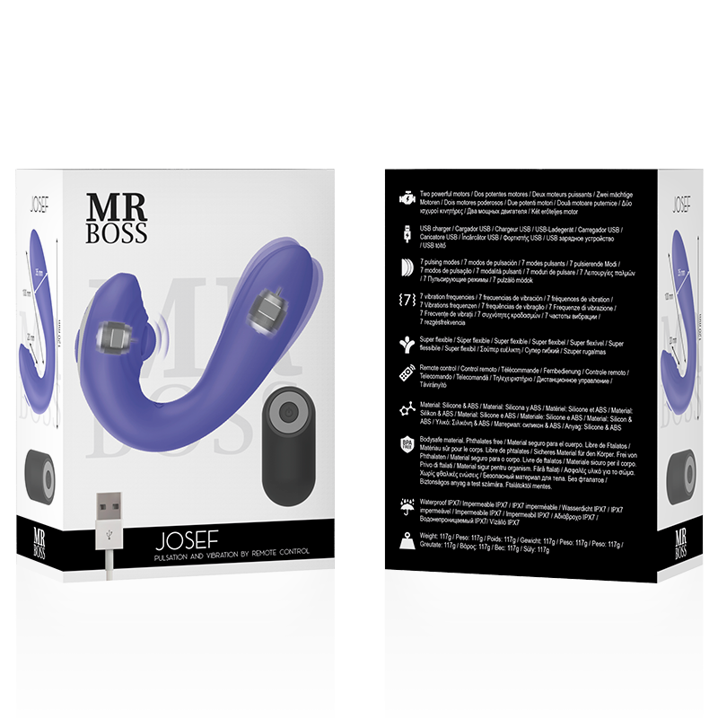 MR BOSS - JOSEF PULSATION & VIBRATION FJERNBETJENING TIL PAR