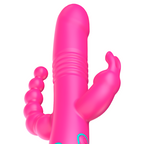 HAPPY LOKY - DONALD TRIPLE STIMULATION: ANAL, G-SPOT & KLITORAL WATCHME KOMPATIBEL MED TRÅDLØS TEKNOLOGI