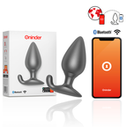ONINDER - RIO VIBRERENDE ANALPLUG SORT - GRATIS APP