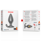 ONINDER - RIO VIBRERENDE ANALPLUG SORT - GRATIS APP