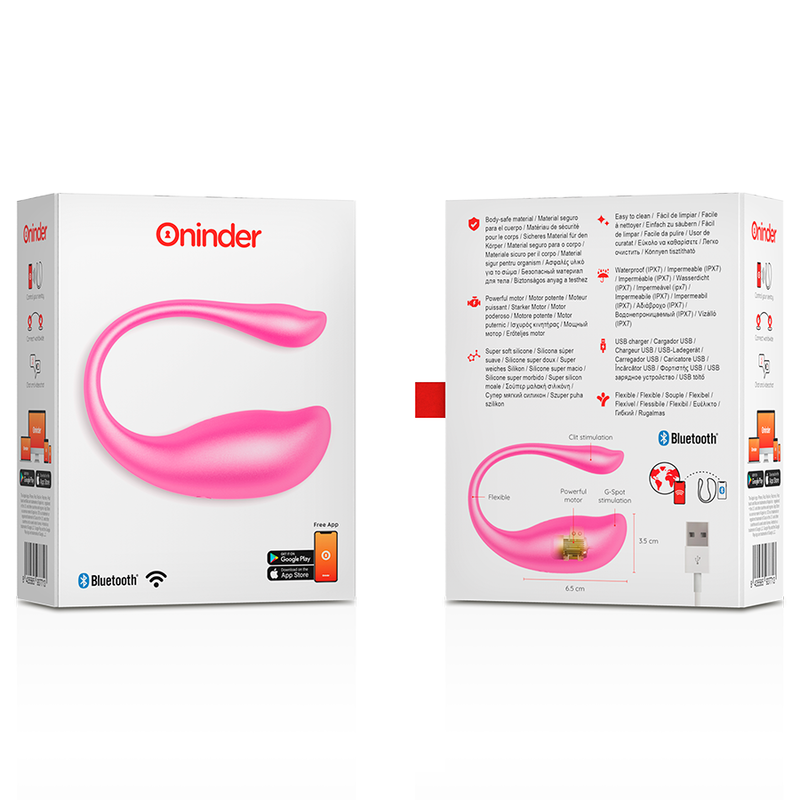 ONINDER - NAIROBI VIBRERENDE ÆG ROSA - GRATIS APP