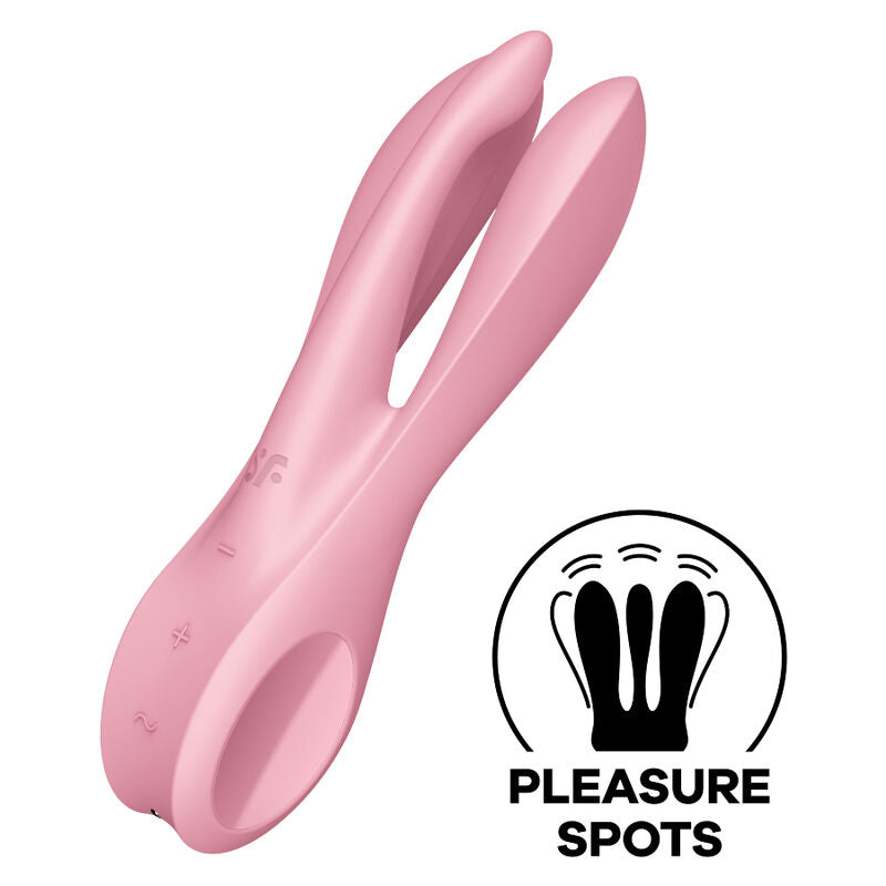 SATISFYER - TREKANT 1 VIBRATOR PINK