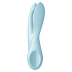 SATISFYER - TREKANT 1 VIBRATOR BLÅ