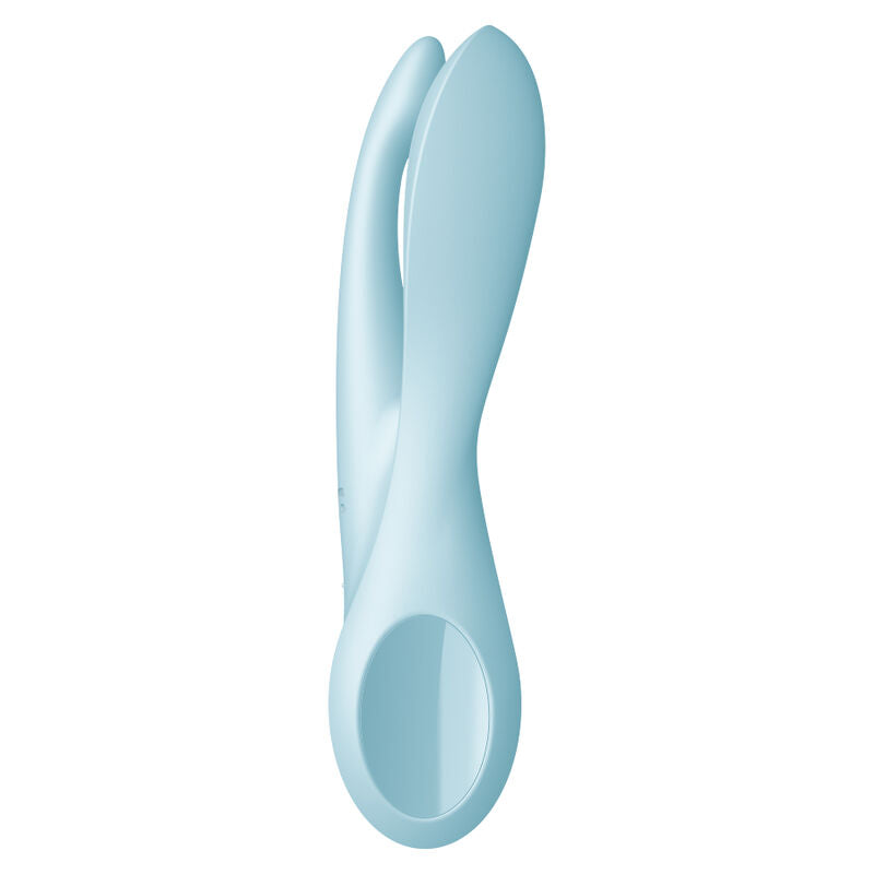 SATISFYER - TREKANT 1 VIBRATOR BLÅ