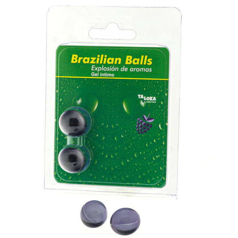TALOKA - 2 BRASILIANSKE BOLLER MED BÆR INTIMGEL