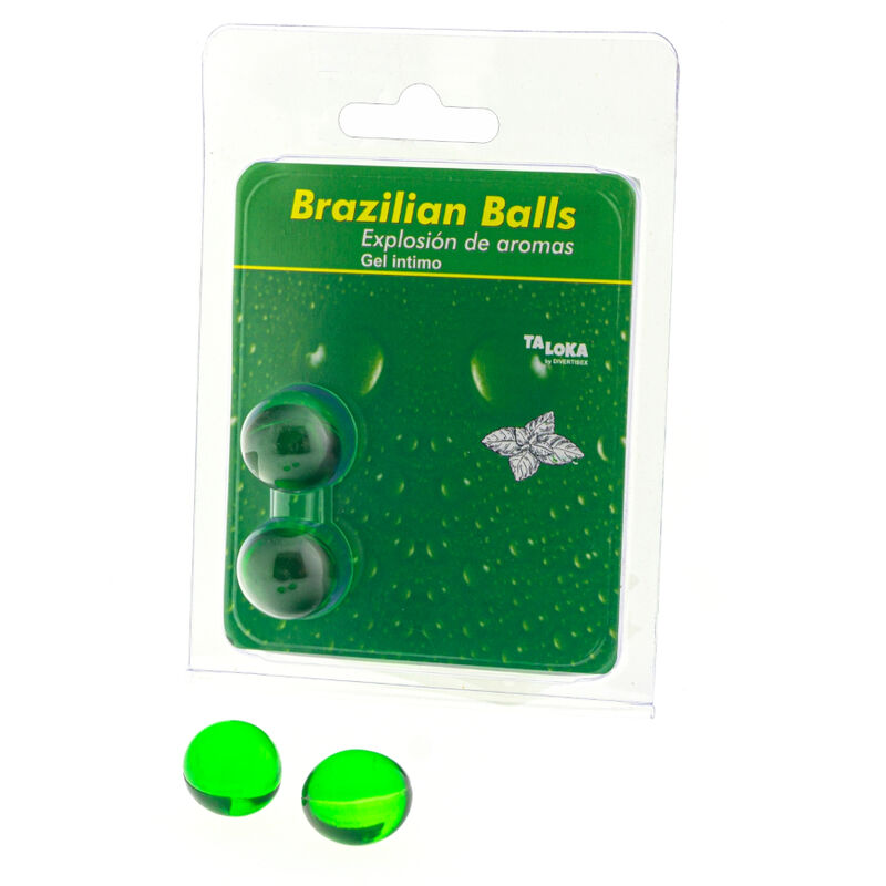 TALOKA - 2 BRASILIANSKE BOLLER MINT INTIMGEL