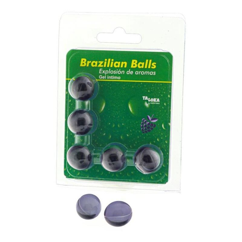 TALOKA - 5 BRASILIANSKE BOLLER MED BÆR INTIMGEL