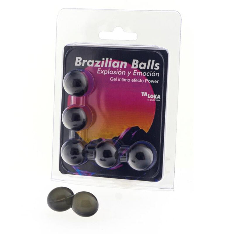 TALOKA - 5 BRASILIANSKE BOLD MED POWER EFFECT SPÆNDENDE GEL