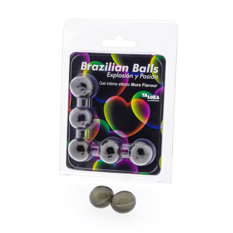 TALOKA - 5 BRASILIANSKE BOLLER MERE SMAGSEFFEKT SPÆNDENDE GEL