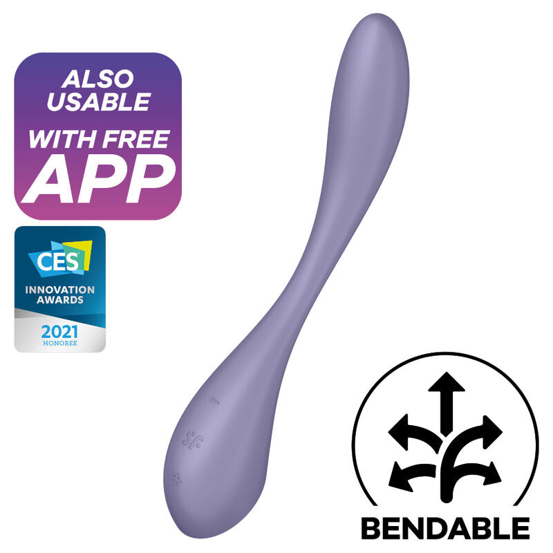 SATISFYER - G-SPOT FLEX 5 MULTIVIBRATOR LILLA