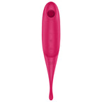 SATISFYER - TWIRLING PRO LUFTPULS STIMULATOR & VIBRATOR RØD