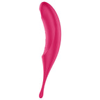 SATISFYER - TWIRLING PRO LUFTPULS STIMULATOR & VIBRATOR RØD