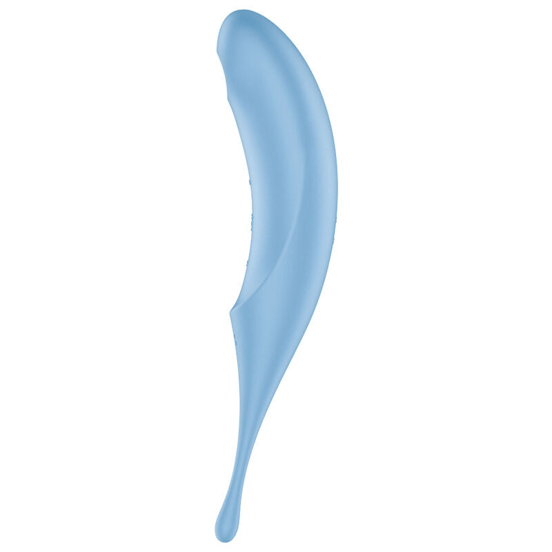 SATISFYER - TWIRLING PRO LUFTPULS STIMULATOR & VIBRATOR BLÅ