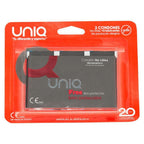 UNIQ - LATEXFRIE KONDOMER MED BESKYTTELSESRING 3 STK.