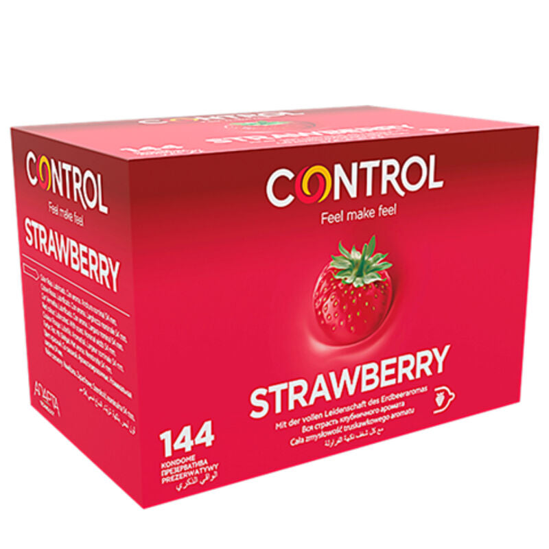 CONTROL - ADAPTA JORDBÆR-KONDOMER 144 STK.