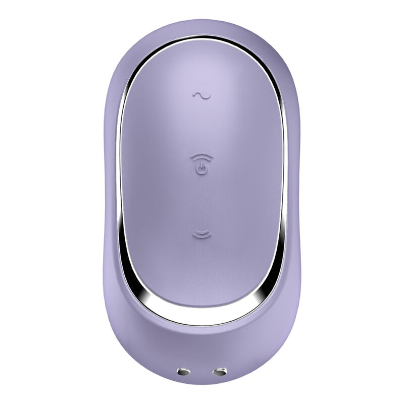 SATISFYER - PRO TO GO 2 DOBBELT LUFTPULS STIMULATOR & VIBRATOR VIOLET
