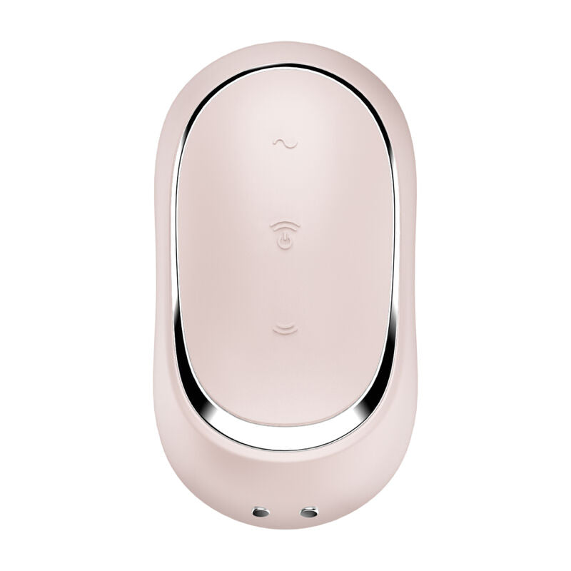SATISFYER - PRO TO GO 2 DOBBELT LUFTPULS STIMULATOR & VIBRATOR BEIGE