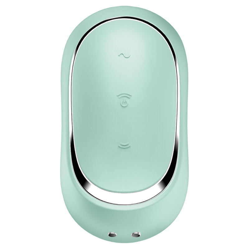 SATISFYER - PRO TO GO 2 DOBBELT LUFTPULS STIMULATOR & VIBRATOR GRØN