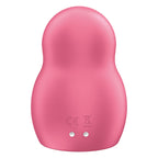 SATISFYER - PRO TO GO 1 DOBBELT LUFTPULS STIMULATOR & VIBRATOR RØD