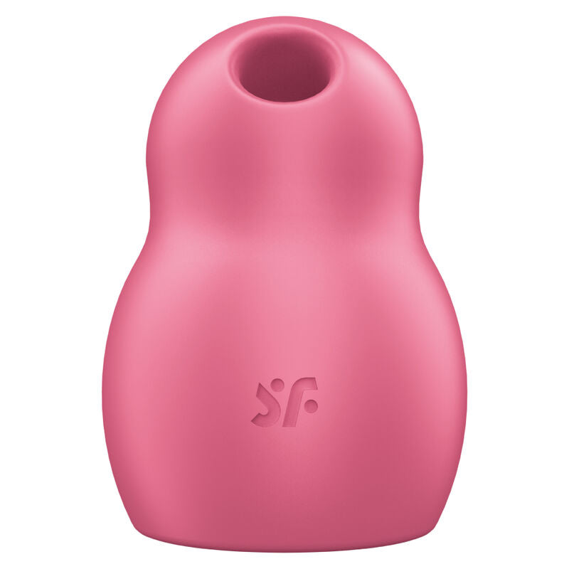 SATISFYER - PRO TO GO 1 DOBBELT LUFTPULS STIMULATOR & VIBRATOR RØD