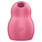 SATISFYER - PRO TO GO 1 DOBBELT LUFTPULS STIMULATOR & VIBRATOR RØD